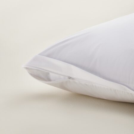 Imagen almohada con protector de cremallera